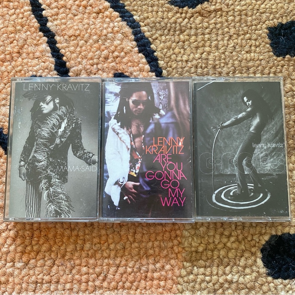 90s I Lenny Kravitz I Lot of 3 Cassette Tapes
